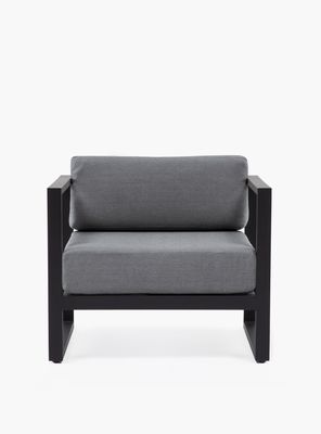 Sofá 1C Montego OLE Gris oscuro/Gris