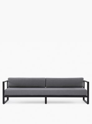 Sofá 3C Montego OLE Gris oscuro/Gris