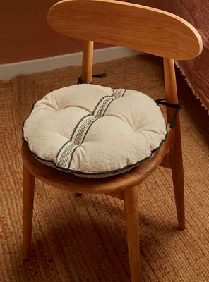 Imagen 2 del producto Cojin de silla redondo Capri Negro