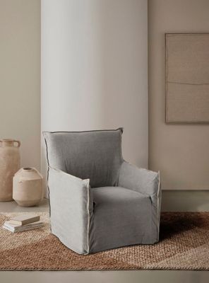 Imagen 2 del producto Sitial Tapiz Leonor Gris Oscuro