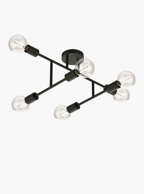 Imagen 1 del producto Lámpara de Techo Lexie x6 Negro