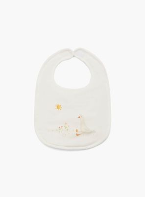 Imagen 2 del producto Babero Algodón Conejitos Blanco