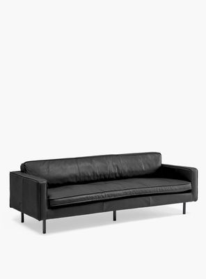 Imagen 2 del producto Sofa 3C Sinatra Cuero Negro