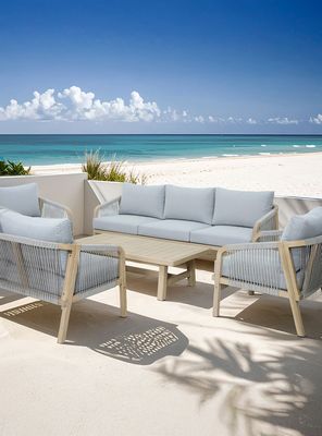 Imagen 2 del producto Sofá 3 Cuerpos Floripa Gris Claro