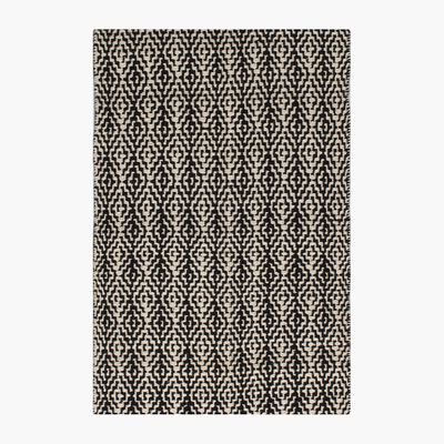 Alfombra Algodon Nepal 170x240 Negro