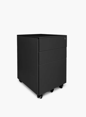 Imagen 2 del producto Cajonera Metálica Móvil 39x50x60 cm Negro