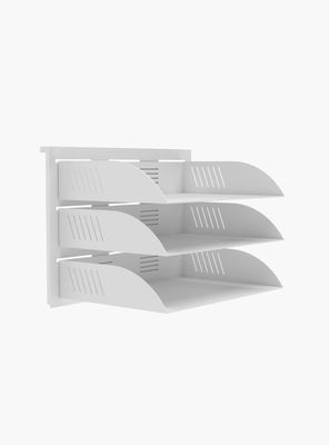 Imagen 2 del producto Bandeja Triple Porta Documentos Colgante Blanco