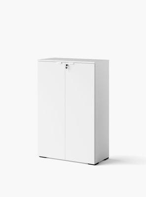 Gabinete Oficina Medio Space 2 puertas Blanco