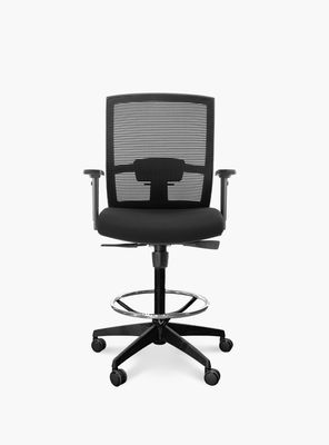 Silla Oficina Taylor con Aro Cajero Negro