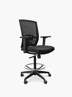 Imagen 2 del producto Silla Oficina Taylor con Aro Cajero Negro