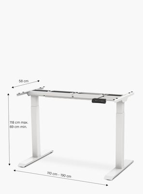 Imagen 2 del producto Base Acero Cosmo 120-200 Dual Eléctrico Blanco