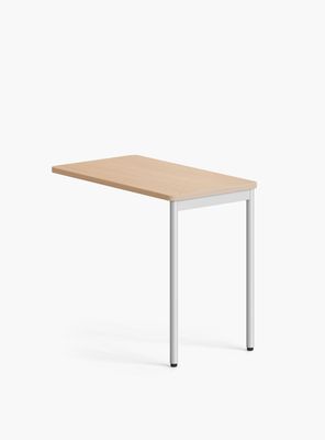 Imagen 2 del producto Escritorio Lateral Astro 50x90 Natura/Blanco