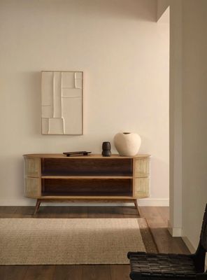 Imagen 2 del producto Arrimo Medio junco Billie Roble Envejecido