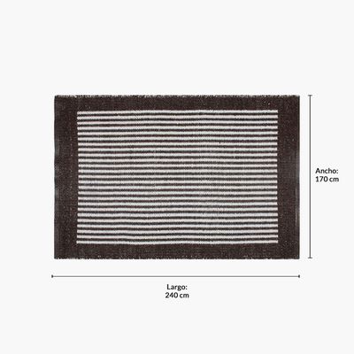 Imagen 2 del producto Alfombra Exterior Milos 170x240 Cafe