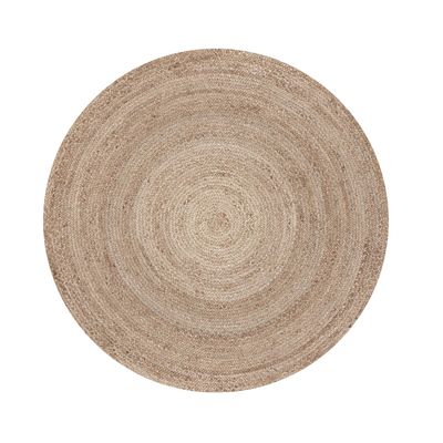 Alfombra Redonda Yute Gobi 120 Natural