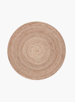 Alfombra Redonda Yute Gobi 120 Natural