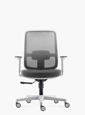 Silla Oficina Lotto Gris Claro