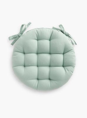 Cojin de Silla Algodón Gavema Diam 40 Verde Claro