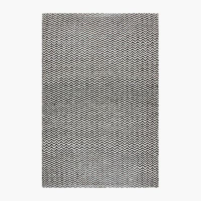 Alfombra Exterior Myrtos 200x300 Bco/Negro