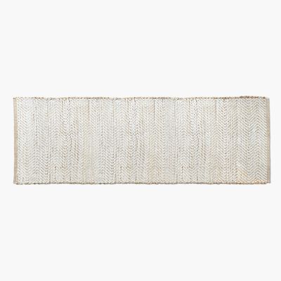 Imagen 2 del producto Alfombra Pasillo Algodón/Cañamo Chebbi Crudo