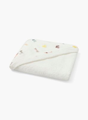 Toalla Infantil Amiguis 80x80 Blanco