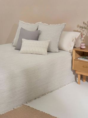 Imagen 2 del producto Colcha Grisfu 180x280 Gris Claro (Cama 1,5 Plazas)