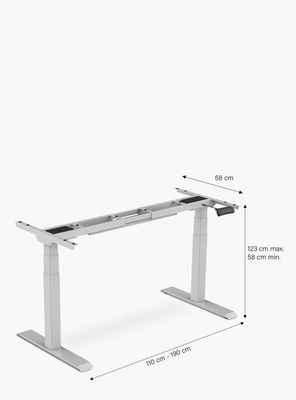 Imagen 2 del producto Base Acero Cosmo 120-200 Dual Eléctrico Gris