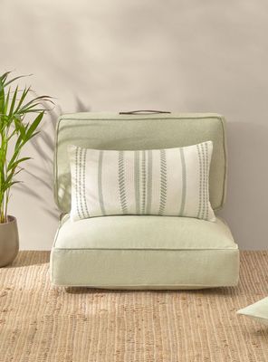 Imagen 2 del producto Funda Cojín Trichi 60x40 Verde