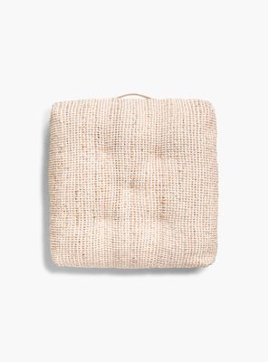 Cojín de Suelo West Blanco 60x60x13