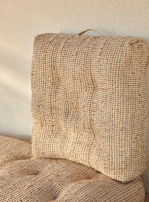 Imagen 2 del producto Cojín de Suelo West Blanco 60x60x13