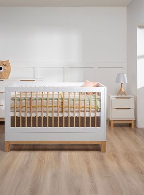 Imagen 2 del producto Velador Amanda Natura/Blanco