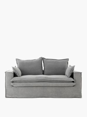 Sofá 2.5 Cuerpos Luciano Gris Oscuro