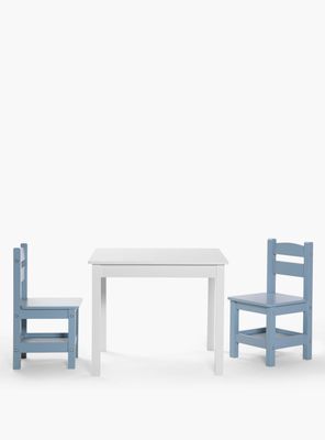 Pack Kids 1 Mesa 2 sillas Olivia Blanco/Celeste