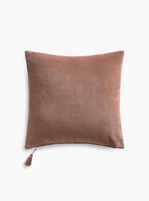 Funda Cojín Velur 45x45 Café