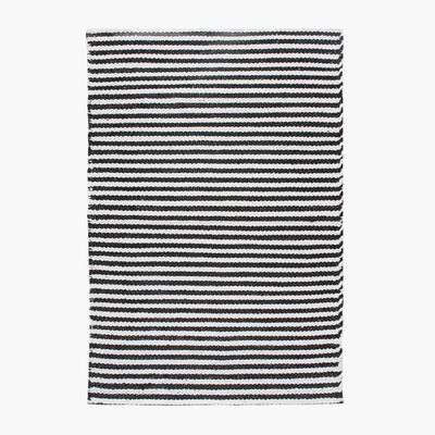 Alfombra Exterior Mallorca 200x300 Bco/Negro