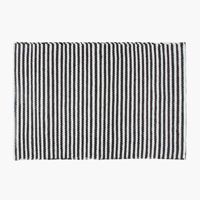 Imagen 2 del producto Alfombra Exterior Mallorca 200x300 Bco/Negro