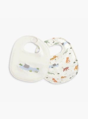 Babero Algodón Juno Blanco