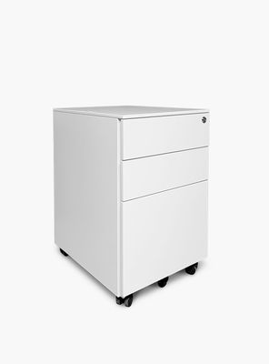 Imagen 2 del producto Cajonera Metálica Móvil 39x50x60 cm Blanco