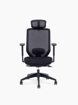 Silla Oficina Focus Negro con cabecero