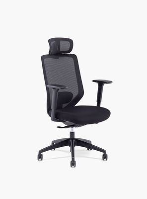 Imagen 2 del producto Silla Oficina Focus Negro con cabecero