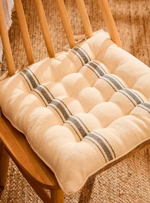 Imagen 2 del producto Cojín de Silla Bari Gris Oscuro 40x40x4