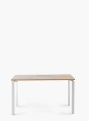 Escritorio Space 140x60 Natura/Blanco