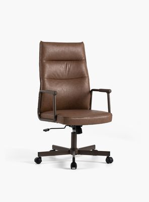 Imagen 2 del producto Silla Diseño Home Office Yale Alta Café