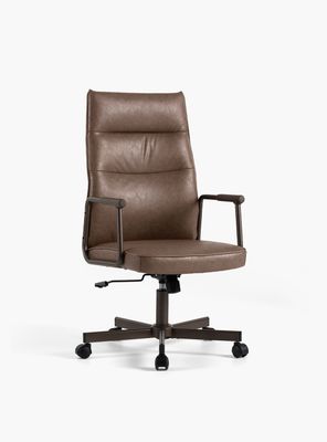 Imagen 2 del producto Silla Diseño Home Office Yale Alta Café