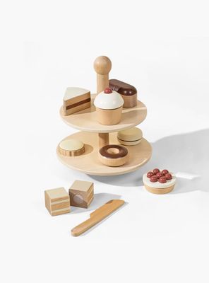 Set de Pasteles Infantil de Madera Multicolor