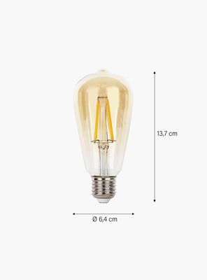 Imagen 2 del producto Ampolleta Led ST64 Vintage Luz Cálida 6W Vidrio
