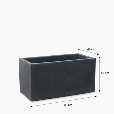 Imagen 2 del producto Macetero Patagonia 80x40 Gris Oscuro