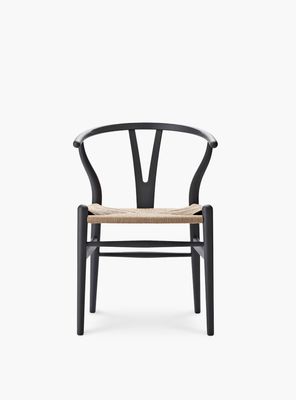 Silla Madera Wishbone Negro