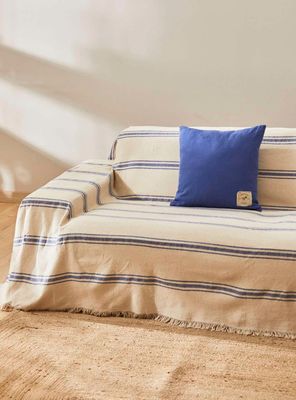 Imagen 2 del producto Cubrecama Bari Azul 180x260 (cama 1 o 1 1/2 plazas)