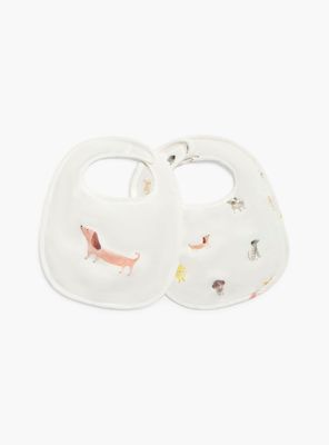 Babero Algodón Amiguis Blanco